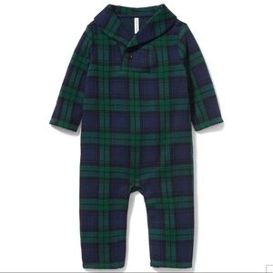 Janie and Jack Baby Shawl Collar Romper, 3-6M - NEW